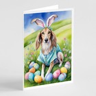 Saluki Easter Egg Hunt Greeting Cards and Envelopes Pack of 8 Dac5163Gca7P