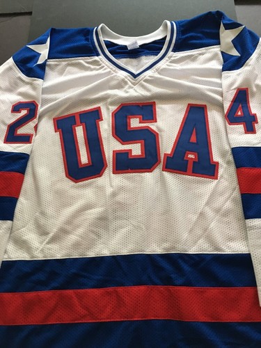 ROB MCCLANAHAN AUTOGRAPHED 1980 OLYMPIC JERSEY J.S.A. AUTHENTICATED - Picture 7 of 14