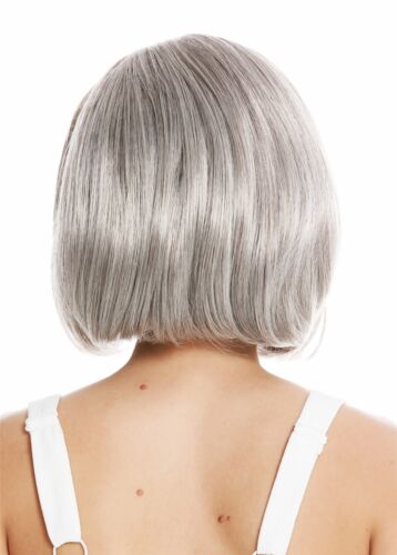 Perücke Damen Stirnband kurz glatt 80er Retro Look Grau Silbergrau GFW948-H-51 - Bild 4 von 4