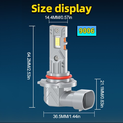 9005 9006 H11 Ultra bright LED Headlight Fog Light Bulb Kit For Ford Edge 6000K - Bild 27 von 47