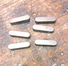 Lot of 6,  6mm keystock 25mm long