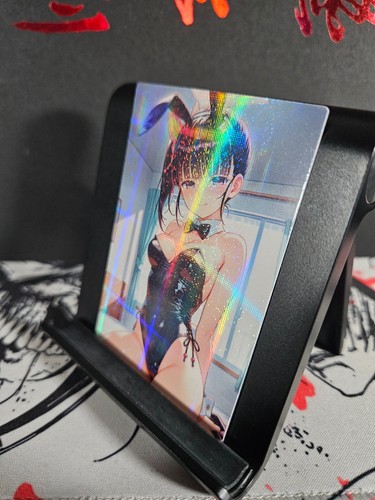Tarjeta de arte Kanao Tsuyuri Demon Slayer Holo Brillo Anime Sexy Waifu CCG Bunny - Imagen 2 de 3