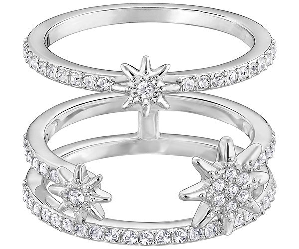 Swarovski Fizzy Rings Set Ring Gr.55 New Swarovski Fizzy Rings Set Ring Gr.55 New
