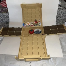 SEWING BOX Caddy Folding Storage Box Thread Pin Cushion Worldwide Media 1983