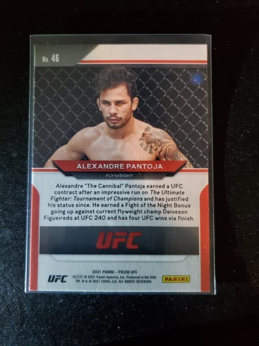 2021 Panini Prizm UFC Debut Edition - #46 - ALEXANDRE PANTOJA - Bild 2 von 2