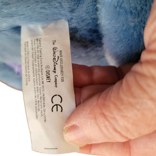 Peluche Walt Disney Eeyore con cola desmontable burro de peluche azul 11" - Imagen 5 de 6