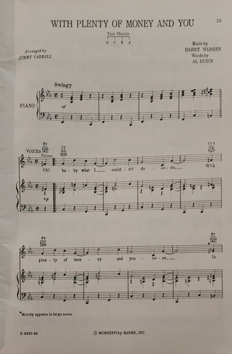 Night Time Sing Along With Mitch Sweet Georgia Piano Ukulele Music Song Book - Picture 3 of 4