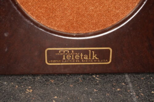 Webster Electric Teletalk Speaker Housing As shown - Zdjęcie 2 z 5