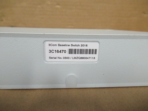 3Com SuperStack 3 Baseline 10/100 16-Port Ethernet Switch 3C16470 - Picture 4 of 4