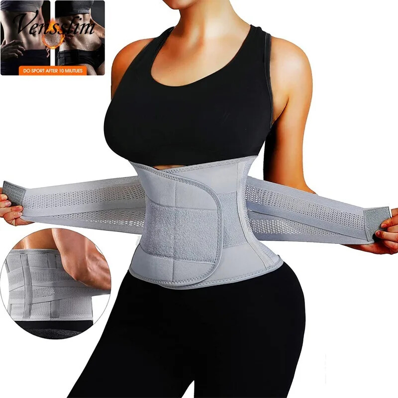 Waist Trainer Body Shaper Back Support Belt Strap Double  display picture 1