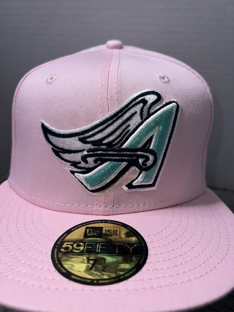 New Era 59Fifty Pink LA Angels Of Anaheim Hat 40th Season