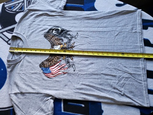 "All Gave Some, Some Gave All" American Flag/Eagle/POW*MIA adult medium t-shirt - Picture 5 of 6