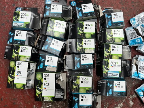 32 EMPTY HP Ink Cartridges – 302 / 302XL / 303 – Black & Tri-Colour – Genuine - Picture 4 of 4