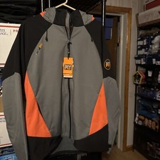 Timberland Grey Pro Mens Power Zip Hooded Softshell Jacket Size L