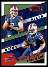 2023 Panini Contenders Josh Allen / Stefon Diggs Buffalo Bills #4