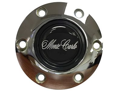 Volante S6 Brushed Horn ButtonChevy Monte Carlo Emblem