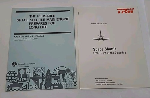 Vintage 1982 NASA Press Information TRW RCA News & Information Space Shuttle 8E - Foto 12 di 24