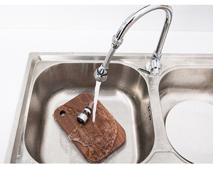 Flexible Faucet Extender Bendable Kitchen Sink Tap Head Sprayer