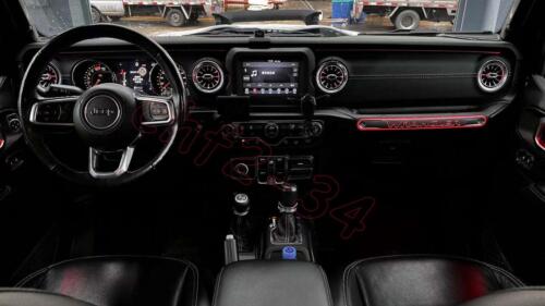 For Jeep Wrangler JL 2018-2024 64 Colors LED Ambient Light Full Kit trim 22PCS - Picture 15 of 16