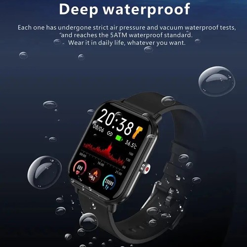 Smart Watch Men Women Fitness Tracker Blood Pressure Heart Rate Sport Watches UK - 第 8/18 張圖片