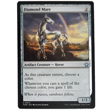 x1 Diamond Mare MTG FDN M/NM Colorless Artifact Creature Horse Uncommon TCG CCG