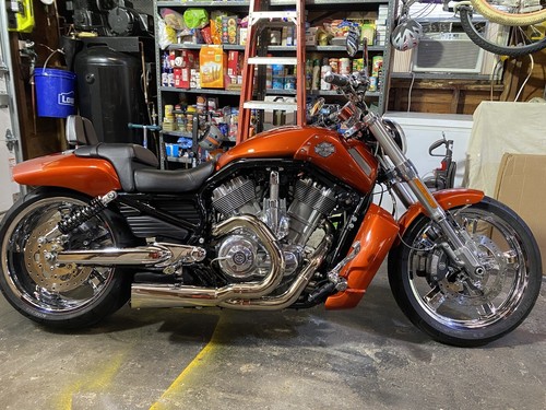 Harley MUSCLE FRONT Wheel 2009 -17 CUSTOM Chrome VROD VRSCF OEM MAG OUTRIGHT - Picture 6 of 6