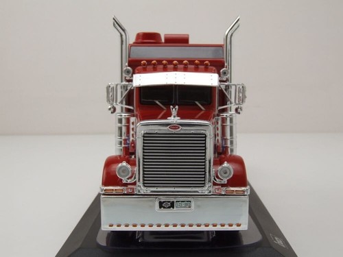 IXO 1/43 TR171.22 PETERBILT 379 Custom 2002 Red/White USA Tractor Cab Rare! - Foto 19 di 23