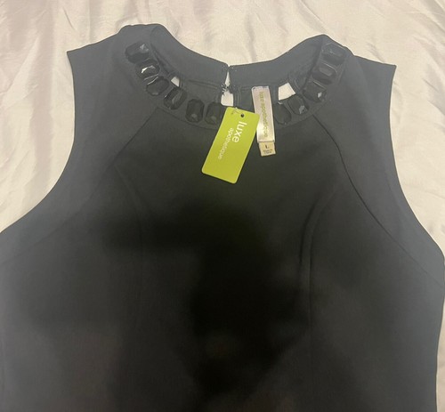 Lux apothetique black dress size large New - Picture 2 of 8