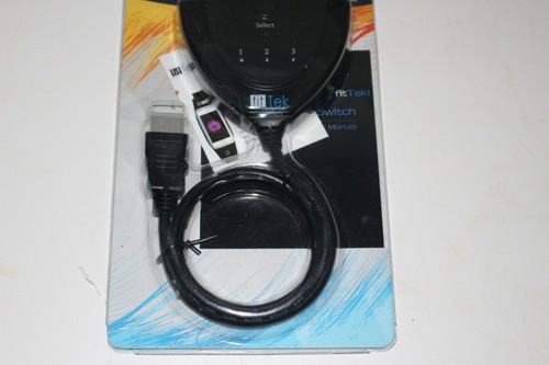 3 Port HDMI Switch 1080P HDTV Adapter Cable 3 IN 1 Out - Picture 3 of 4