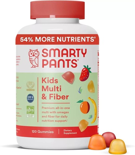 Smarty Pants Kids Multi & Fiber  120 Gummies Exp. 6/2026 - Picture 1 of 6