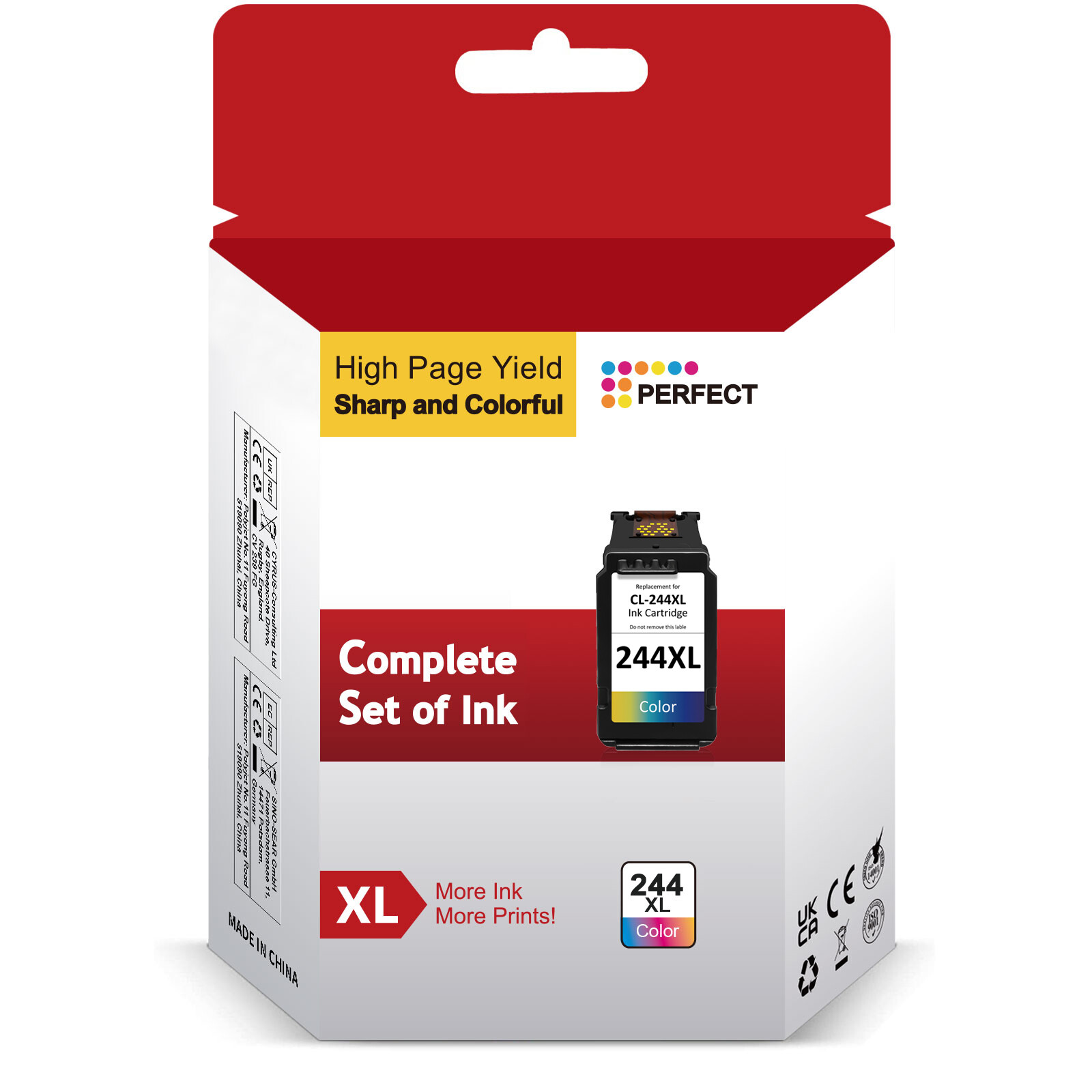 PG243XL CL244XL Ink Cartridge For Canon 243 MG2522 MG2520 MX490