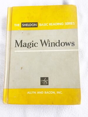 Vtg School Reader Magic Windows Sheldon Basic Reading Series 1957 Hardback