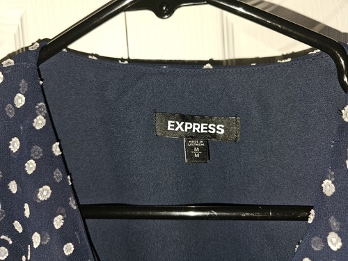 Blusa donna a strati Express taglia media con volant manica ad aletta - Foto 3 di 5