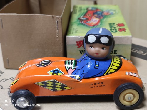 VINTAGE CAR TOY SPORTS N1 SEDAN MF 772 FRICTION SIREN 60's CHINA IN ORIGINAL BOX - Picture 10 of 24