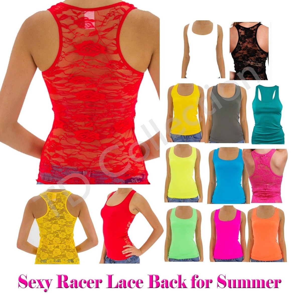 トップス RANCLIC Back ribbon ribbed summer top Back ribbon ribbed summer top – RANCLIC