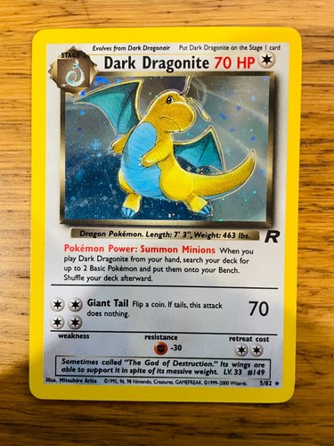 ¡Tarjeta de Pokémon Dark Dragonite (5/82) Holo Team Rocket! ¡P&P RÁPIDO Y GRATUITO! - Imagen 10 de 41