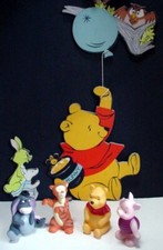 Winnie The Pooh Wall Decor EXTRAS Eeyore Piglet Tigger Figure