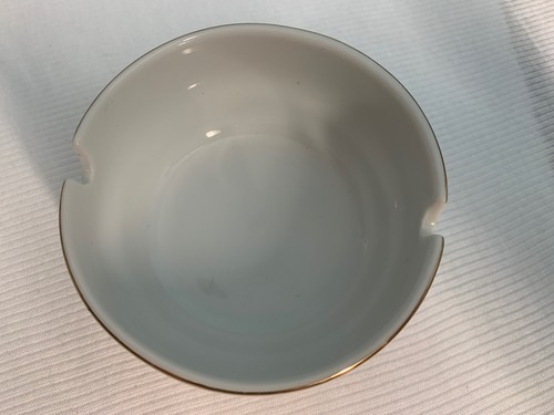 Ashtray Old Cataract FINE ROYAL PORCELAIN Sculpture 1902 Gold Accents - Picture 4 of 12