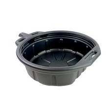 Capri Tools 2-Gallon Portable Oil Drain Pan, Anti-Freeze, Black