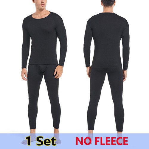 Men Thermal Underwear Long Johns Top Bottom Set Winter Warm Pyjamas Full Sleeve - 第 24/42 張圖片