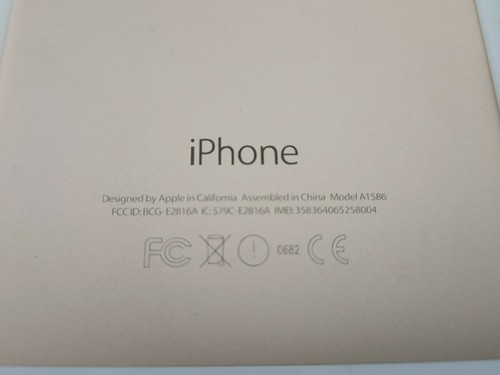 For iPhone 6 Back Housing Frame Battery Door Cover Rose Gold - Picture 3 of 3