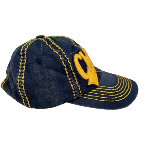 ROBIN RUTH CHICAGO Baseball HAT CAP Blue Strapback Yellow Stitching Adjustable - Picture 4 of 9