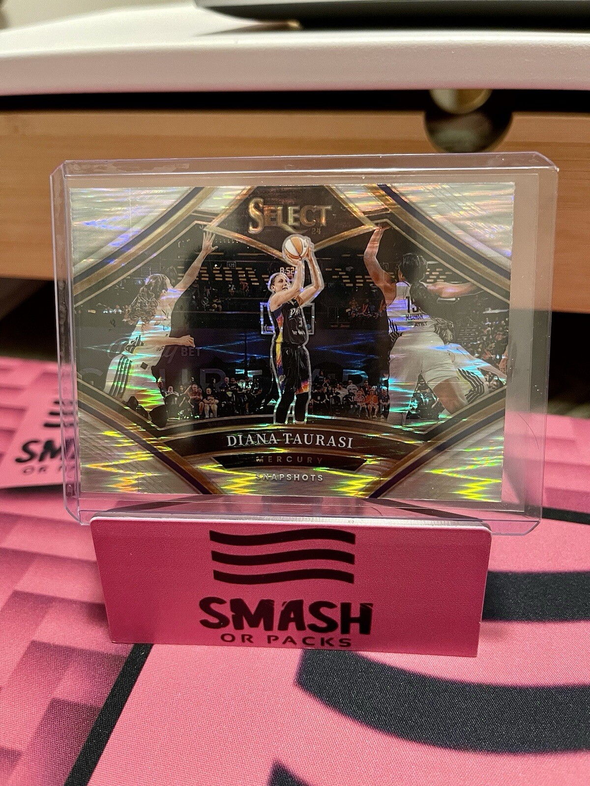 DIANA TAURASI 2024 Panini WNBA Select Snapshots Flash Prizm