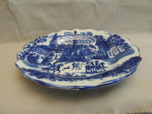 Vintage Victoria Ware Airon Stone collectible platter AIus INA- Y PAN - Picture 3 of 10