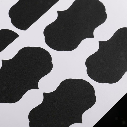 120 Blackboard Chalk Sticker Labels Craft Kitchen Jar pantry herbs decal sew - Picture 21 of 22