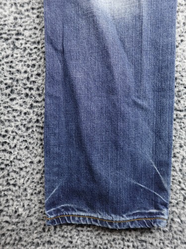 Guess Distressed Whiskered Relaxed Medium Wash Buttonfly Men’s Size 34x32 Jeans - Picture 17 of 23