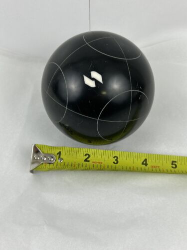 Sportcraft 4" Boccia Ball Ersatz schwarz Kreis geschnitten Harz - Bild 5 von 5
