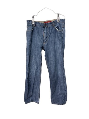 Jeans Nautica Uomo 35x32 Relaxed Fit Gamba Dritta Cotone Lavaggio Medio Denim
