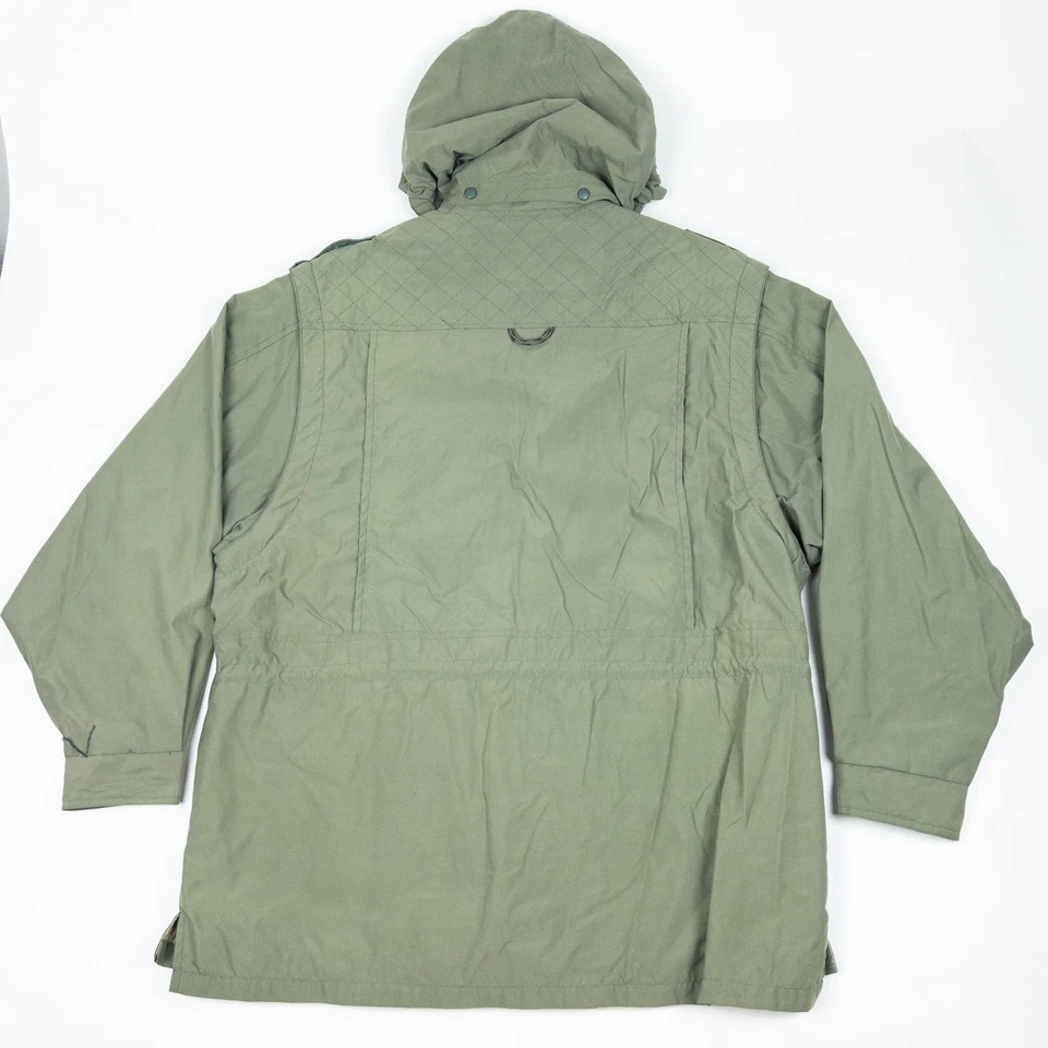 ExOfficio Cargo Jacket Men's Large Convertible Travel Multi-Pocket Safari Green - Image 4 of 4