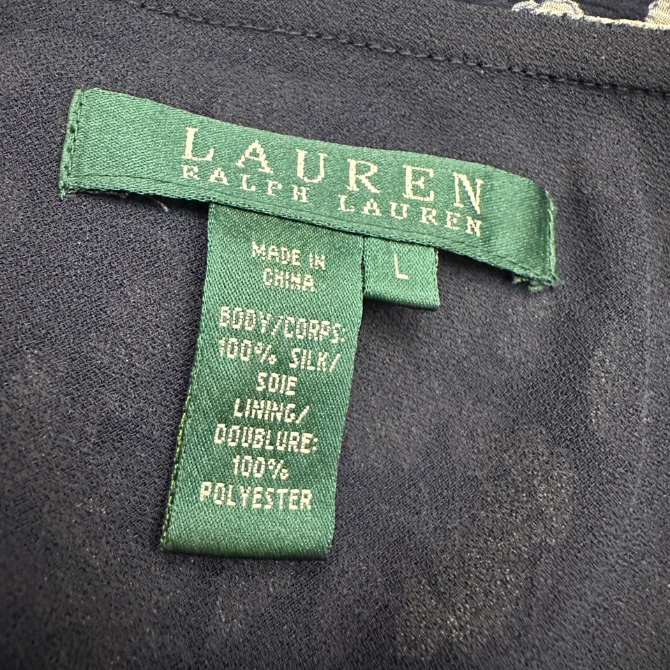 Falda Midi Lauren Ralph Lauren Mujer Seda Cottagecore Talla L Floral Boho Fluida Foto 3 de 4